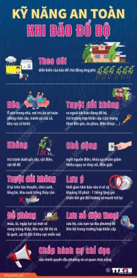 💥💥💥Kỹ năng an toàn khi bão đổ bộ💥💥💥