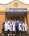 Đoàn thanh niên Trung tâm Y tế Hải Hà tổ chức khám phát thuốc miễn phí cho bà con nhân dân xã Quảng Phong