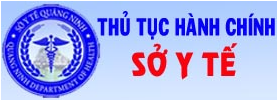 Thủ tục hành chính sở y tế