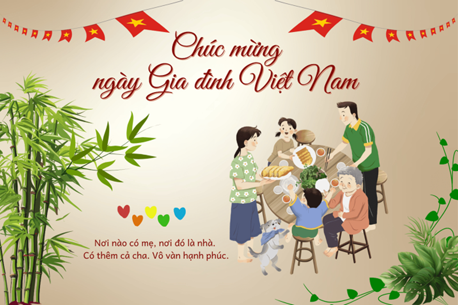 HƯỞNG ỨNG NGÀY GIA ĐÌNH VIỆT NAM 28/6/2025  “Gia đình hạnh phúc - Quốc gia thịnh vượng”