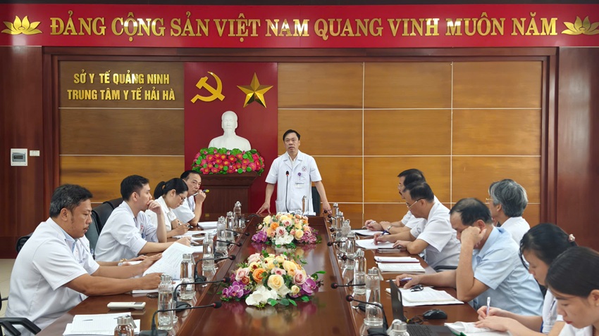 TRUNG TÂM Y TẾ HẢI HÀ SƠ KẾT CÔNG TÁC Y TẾ 6 THÁNG ĐẦU NĂM VÀ PHƯƠNG HƯỚNG NHIỆM VỤ 6 THÁNG CUỐI NĂM 2025